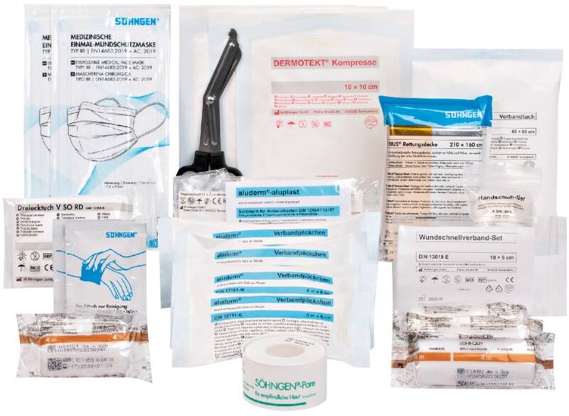 Recharge trousse de premiers soins SÖHNGEN DIN 13164 20 x 10 x 20 cm