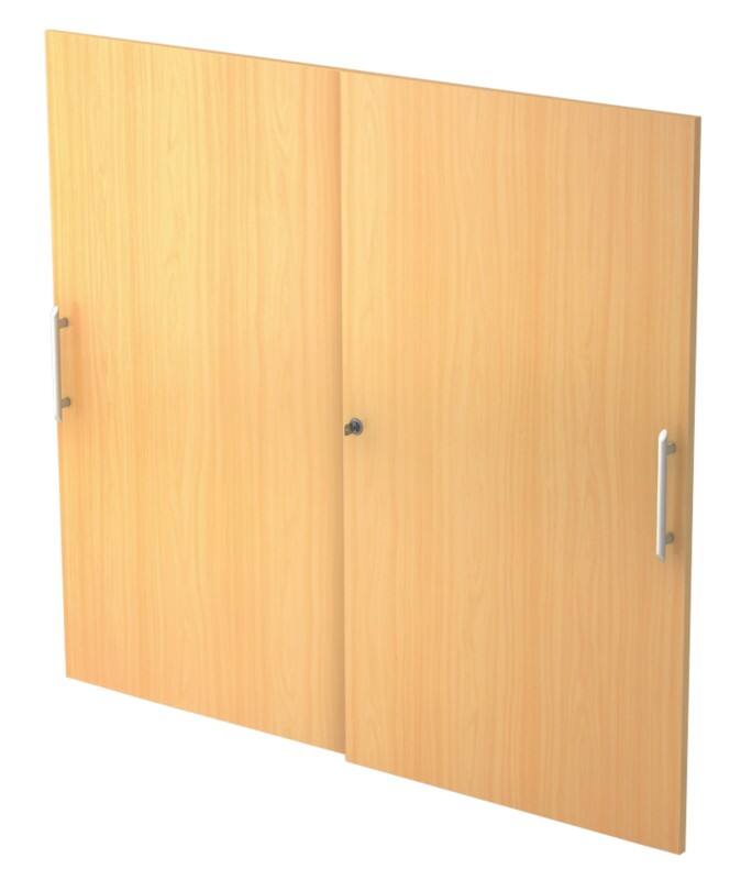 Portes d'armoire Hammerbacher Matrix Décor hêtre 1,200 x 1,100 mm 2 unités