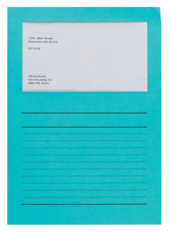 Elco Ordo Classico Ordnungsmappe DIN A4 Blau Papier 120 g/m² 100 Stück