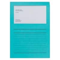 Elco Ordo Classico Farde à bord décalé A4 Bleu Papier 120 g/m² 100 Unités