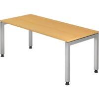 Hammerbacher J Serie Höhenverstellbar Schreibtisch Rechteckig Buche 4 Füsse 1.800 (B) x 680 (H) mm Holz