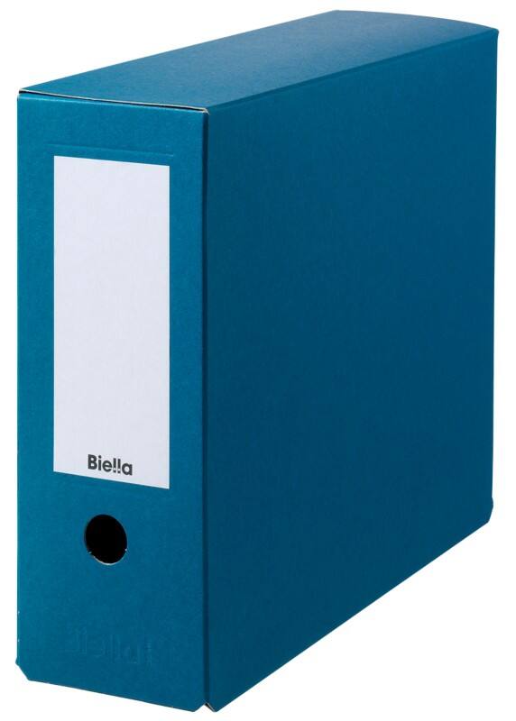 Biella Karton Archivbox Blau 325mm x 265mm x 100mm 10 Stück