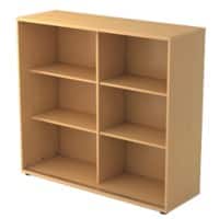 Armoire à portes coulissantes Hammerbacher Matrix Aggloméré, Résine de mélamine 2 Étagères 1200 x 400 x 1100 mm Hêtre Brun