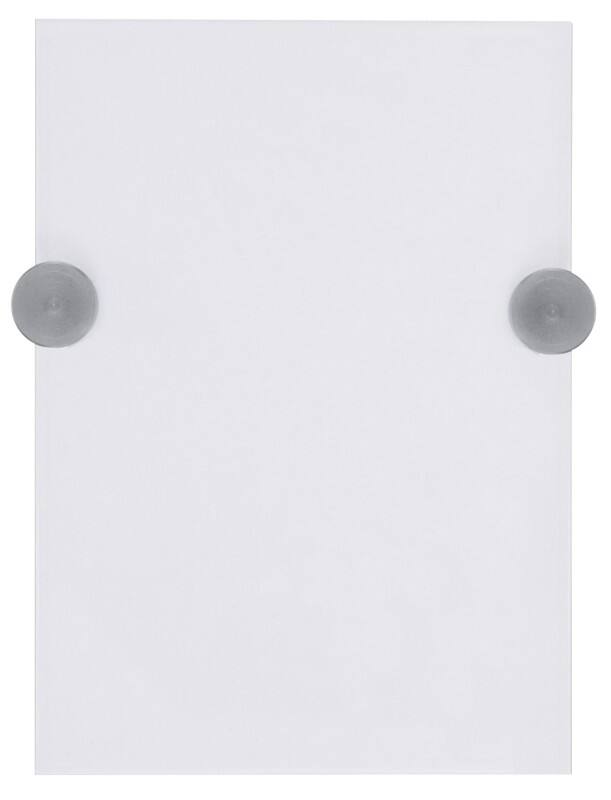 Plaque de porte DURABLE Crystal Sign À visser Acrylique 14,8 x 10,5 cm Crystal Sign