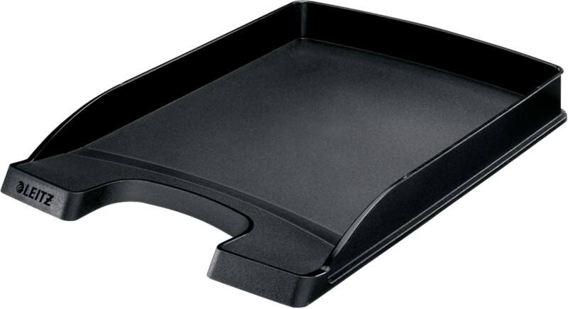 Leitz Plus Briefablage 5237 Slim DIN A4 Schwarz 25,5 x 35,7 x 3,5 cm