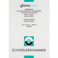 Papier traceur SCHOELLERSHAMMER A3 Transparent 102 g/m² 50 Feuilles