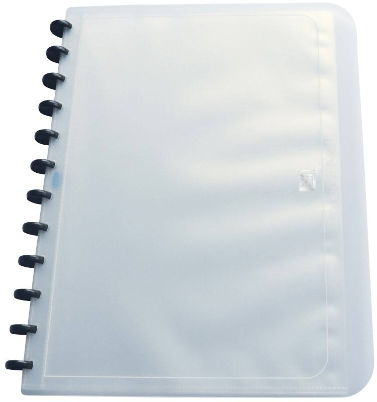 OXFORD Ringmappe Vario-Zipp A4 Transaprent PP (Polypropylen) 26,5 x 2,1 x 31 cm