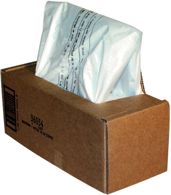 Fellowes Auffangbeutel Aktenvernichter 20 L für 125i, 125C, 225i, 225Ci, 2250M, 2250S, 2250C 36054 36054 50 Stück