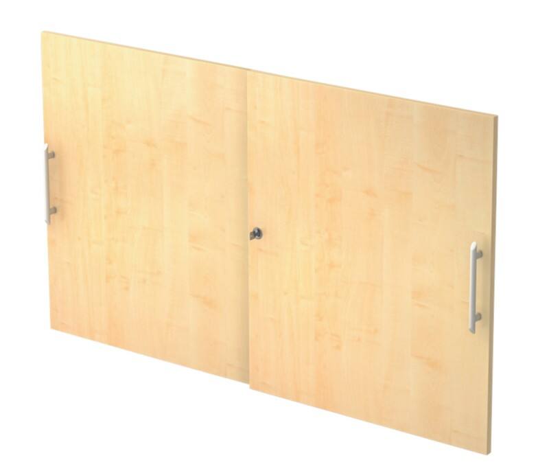 Portes d'armoire Hammerbacher Matrix Marron érable 1200 x 748 mm 2 unités