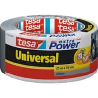 tesa Verpackungsklebeband extra Power Universal Silber 48 mm (B) x 25 m (L) PE (Polyethylen)