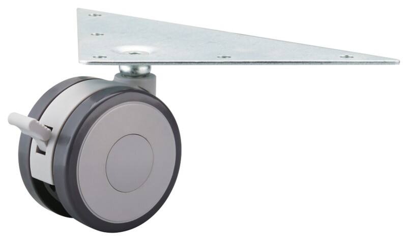 Roulettes Hammerbacher Future Gris clair 90 mm