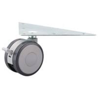 Roulettes Hammerbacher Future Gris clair 90 mm