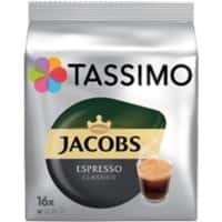 Espresso Espresso classico Tassimo 16 Unités de 7 g