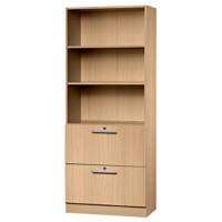Hammerbacher Regalschrank Matrix Buche 800 x 420 x 2.004 mm