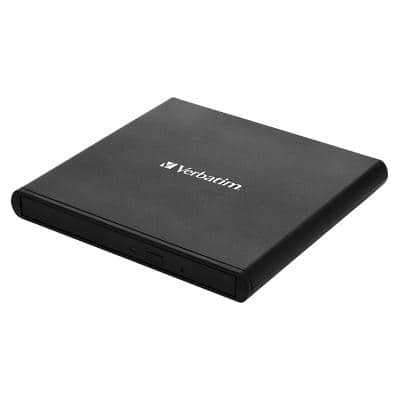 Verbatim CD/DVD-Brenner External Slimline USB 2.0 Schwarz