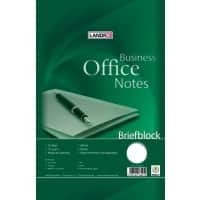 LANDRÉ Office A4 Oben gebunden Grün Pappcover Notizblock einfarbig 50 Blatt