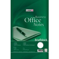 Bloc-notes LANDRÉ Office A4 Vert Reliure supérieure Couverture en carte Réglure unie 50 feuilles
