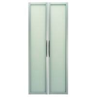 Portes Hammerbacher Matrix Argenté 790 x 19 x 1'840 mm 2 Unités