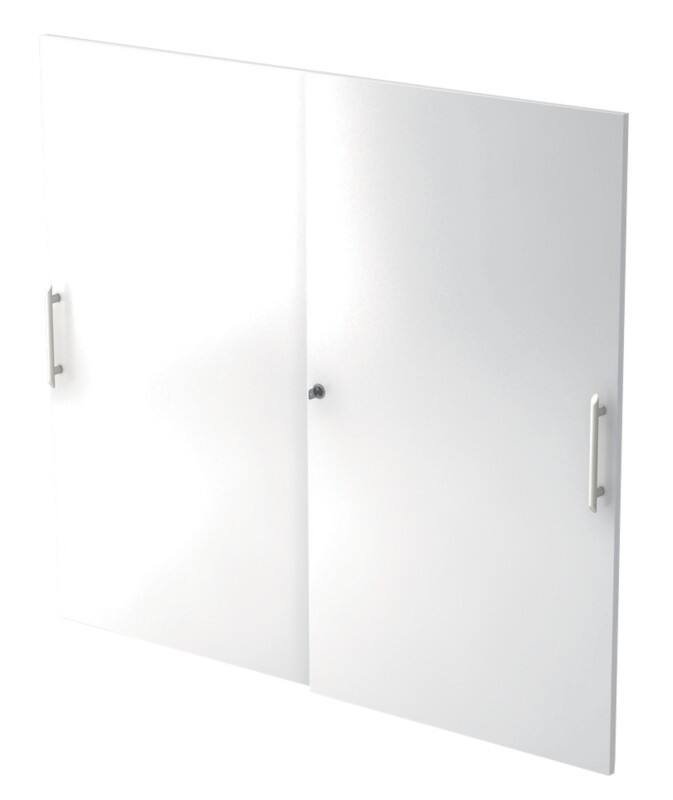 Portes d'armoire Hammerbacher Matrix Argenté 1,200 x 1,100 mm 2 unités