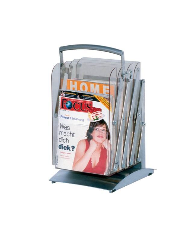 Porte-brochures Kerkmann Tec-Art A4 Argenté 6991 260 (L) x 300 (P) x 1550,0 (H) mm