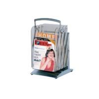 Kerkmann Tec Art A4 Prospektständer Silber 6991 260 (B) x 300 (T) x 1.550,0 (H) mm