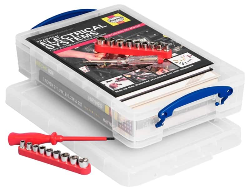 Boîte de rangement Really Useful Box Plastique 4 L Transparent 39,5 x 25,5 x 8,8 cm