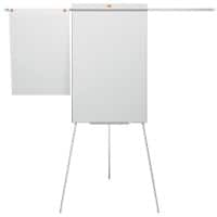 Nobo Impression Pro Flipchart Magnetisch Dreibeinstativ Ausklappbare Verlängerungsarme Nano Clean Stahl Weiss 68,5 x 185 cm