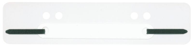 Relieurs de documents polypropylène 3,4 x 15 cm 25 unités Blanc