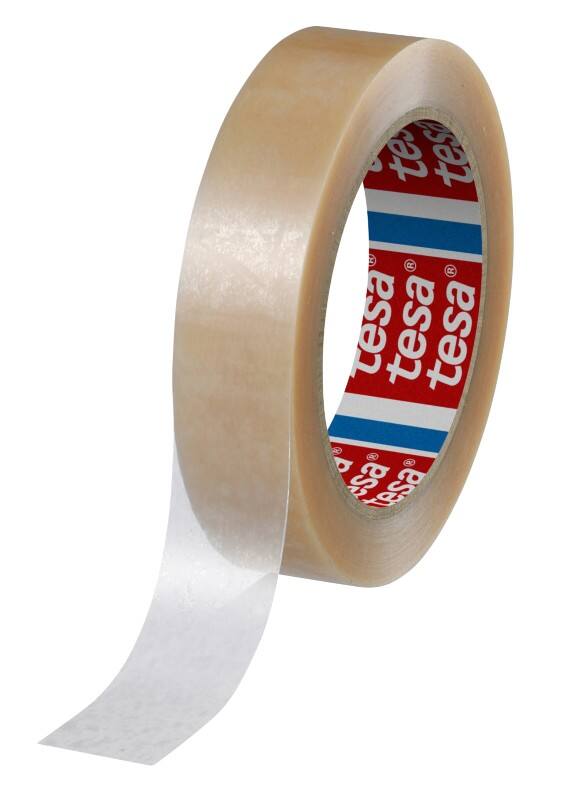 tesa Verpackungsklebeband tesafilm 4104 Transparent 25 mm (B) x 66 m (L) PVC (Polyvinylchlorid)