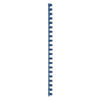 GBC Kunststoff Binderücken Blau 12 mm 95 Blatt DIN A4 100 Stück