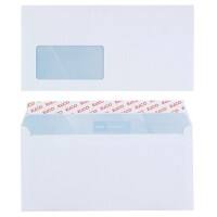 Enveloppes Elco Premium Avec fenêtre C6/5 229 (l) x 114 (h) mm Bande adhésive Blanc 100 g/m² 500 Unités