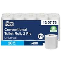 Tork Universal Recycled Toilettenpapier T4 2-lagig 120776 30 Rollen à 400 Blatt