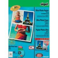 Papier photo Sigel IP639 A4 190 g/m² Blanc