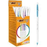 Stylo bille BIC Cristal Up Assortiment 0,35 mm Moyen Bille 20 Unités