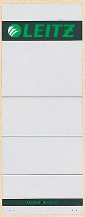 Leitz Rückenschilder 1647-00-85 Selbsthaftend A4 Hellgrau 6,1 x 15,7 cm 10 Stück
