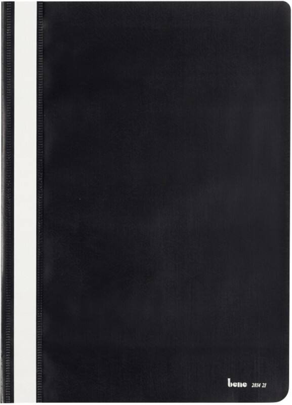 Chemise à lamelle Bene A4 PP (Polypropylène) Noir