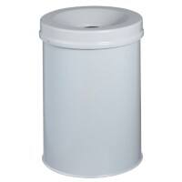 DURABLE Papierkorb Hellgrau 15L Metall 35,7 cm
