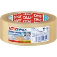 tesa Verpackungsklebeband tesapack Ultra Strong Transparent 38 mm (B) x 66 m (L) PVC (Polyvinylchlorid) 4124