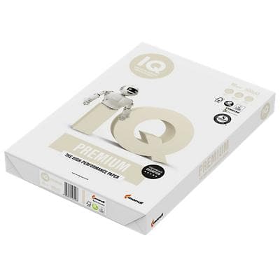 IQ Premium DIN A3 Druckerpapier Weiß 80 g/m² Glatt 500 Blatt
