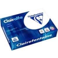 Clairefontaine Clairalfa  A5 Kopierpapier Weiss 80 g/m² Glatt 500 Blatt