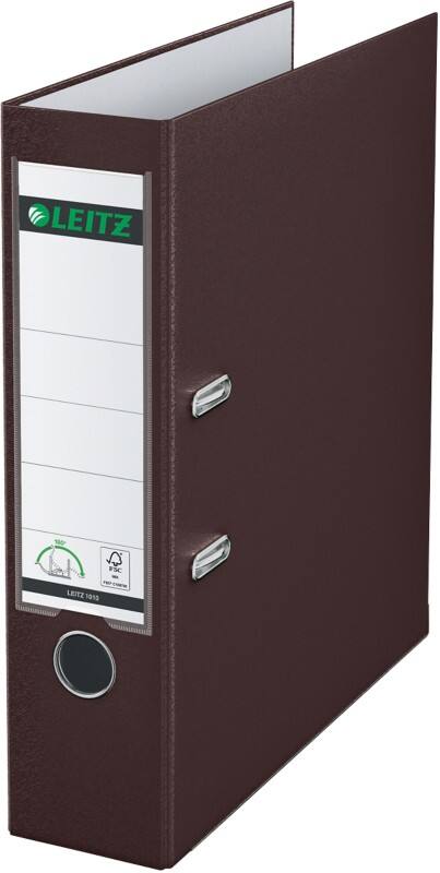 Leitz 180° Breit Ordner A4 82 mm Braun 2 Ringe 1010 Kunststoff Glatt Hochformat