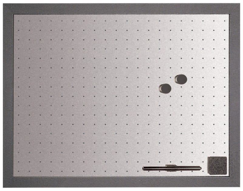 Tableau blanc Bi-Office Black Shadow Magnétique Acier Laqué 60 (l) x 45 (h) cm