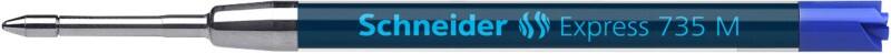 Recharge pour stylo-bille Schneider Express Moyen Bille Bleu 735