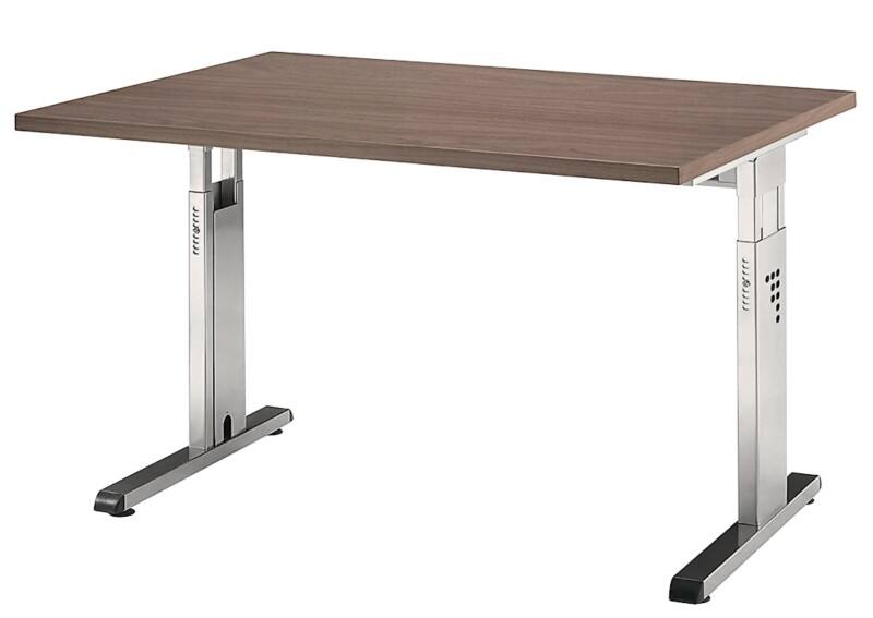 Bureau Hammerbacher Matrix Décor noyer 1200 x 800 x 850 x 650 - 850 mm