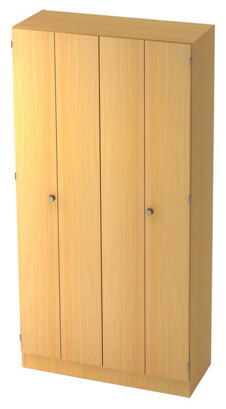 Armoire Hammerbacher SolidPlus Décor hêtre 1000 x 420 x 2004 mm