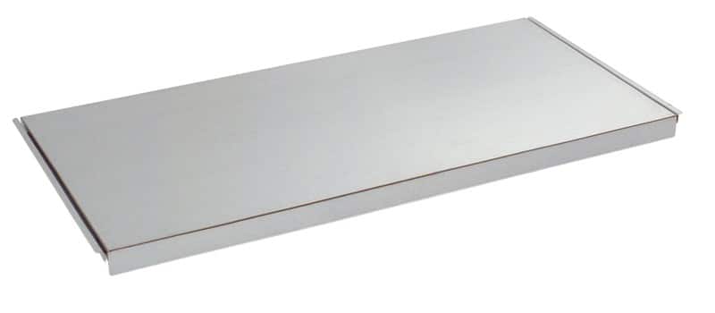 Manuflex Fachboden 2 Fachböden Stahl 970 x 600 mm Silber 2 Stück