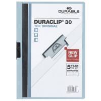 DURABLE Klemmmappe Duraclip DIN A4 Hellblau
