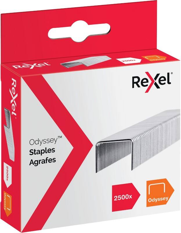 Agrafes Rexel Odyssey 13/9 2100050 Acier galvanisé Argenté 2500 Agrafes