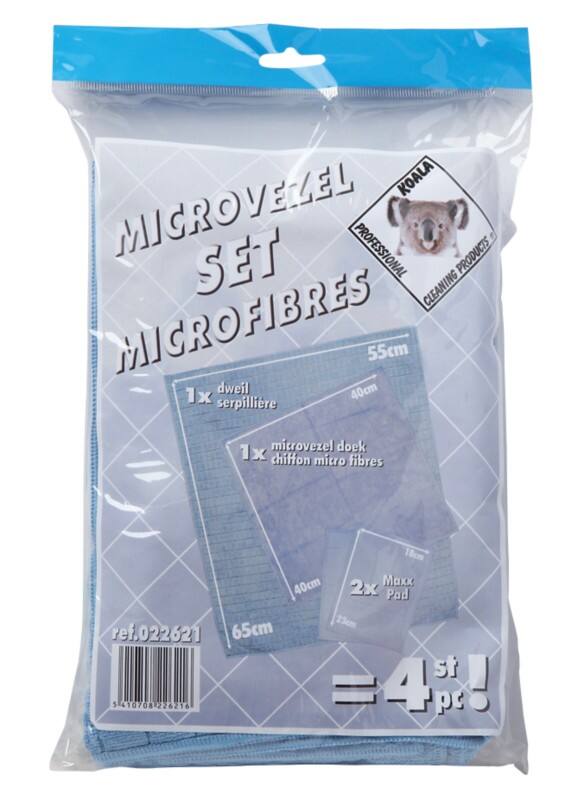 Chiffon microfibre Vileda 022621 Microfibre Blanc 4 Unités