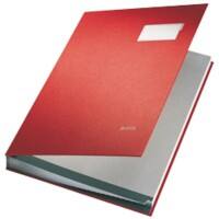 Leitz Unterschriftsmappe 5700-25 Rot Gelocht DIN A4